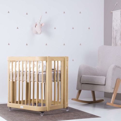 Berceau standard - CREA UNO - ALONDRA - à roulettes / en bois / pour bébé