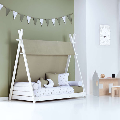 Lit pour bébé tente - HOMY-XL - ALONDRA - simple / contemporain / en bois