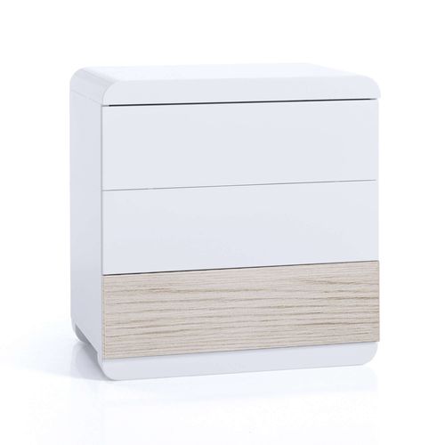 Table de chevet contemporaine - QM417 - ALONDRA - en MDF laqué / en mélaminé / rectangulaire