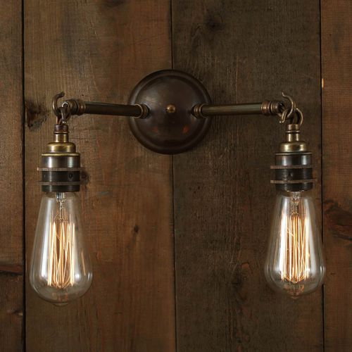 Applique murale de style industriel - ARRIGO  - Mullan Lighting - d'intérieur / en laiton / à bras fixe