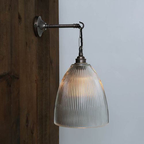 Applique murale de style industriel - FEND PRISMATIC  - Mullan Lighting - d'intérieur / en laiton / en verre