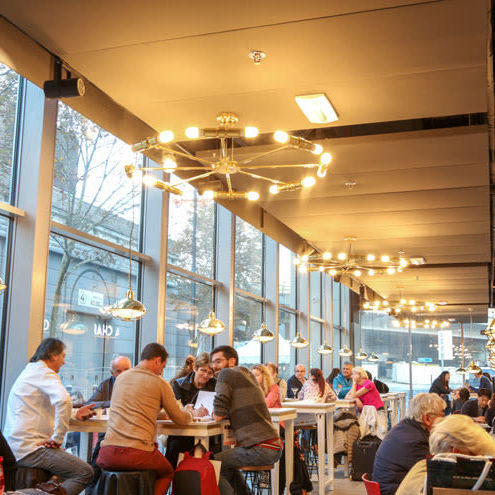 Lustre contemporain - KENDU - Mullan Lighting - en laiton / professionnel / sputnik