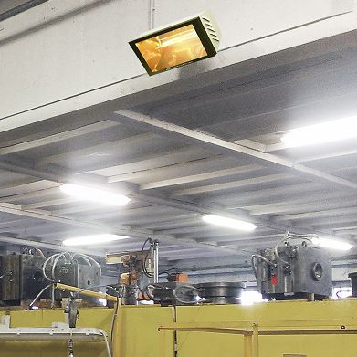 Chauffage infrarouge mural - TITAN WIDE ANGLE - STAR PROGETTI - de plafond / électrique / industriel