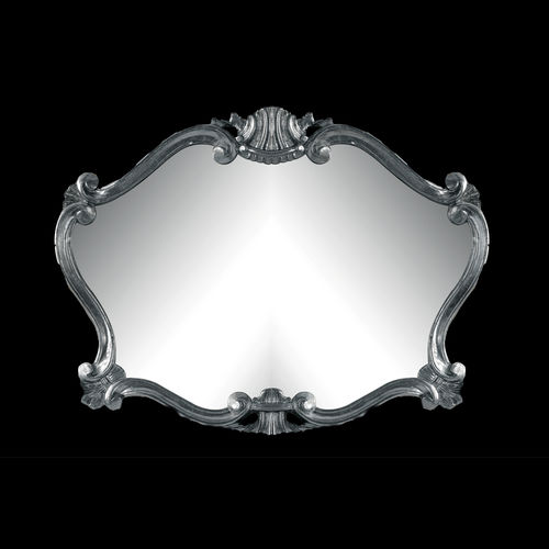 Miroir mural - BAROCCO  - BLEU PROVENCE - design nouveau baroque / horizontal