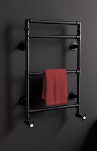 Sèche-serviettes à eau chaude - SSPMT4 - BLEU PROVENCE - électrique / classique / en laiton
