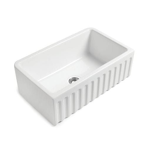 Évier 1 bac - Bake 83 - LK05 - BLEU PROVENCE - sans égouttoir / en céramique / sous plan