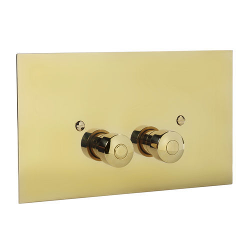 Bouton de chasse d'eau double - PLGB06 - BLEU PROVENCE