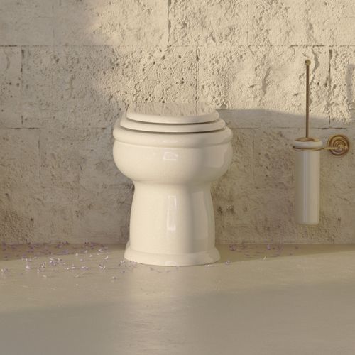 WC près du mur - BP320 - BLEU PROVENCE - en céramique / résidentiel / professionnel