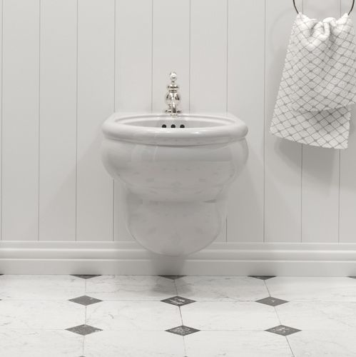Bidet suspendu - BP336 - BLEU PROVENCE - en céramique
