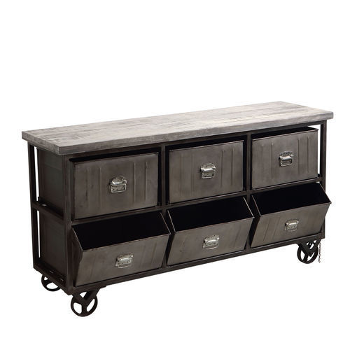 meuble vasque double - BLEU PROVENCE