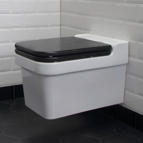 WC suspendu - BP426 - BLEU PROVENCE - en céramique / résidentiel / professionnel