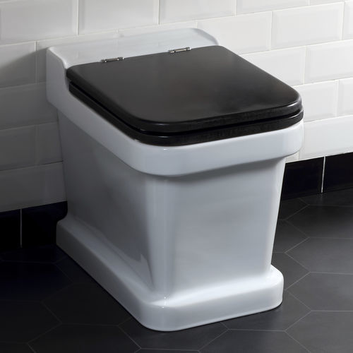WC près du mur - BP420 - BLEU PROVENCE - en céramique / résidentiel / professionnel