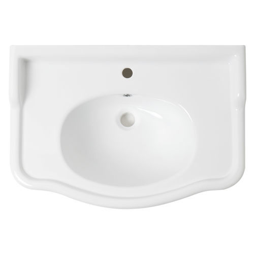 Vasque suspendue - BP875 - BLEU PROVENCE - en céramique / brillante / Fabriquée en Italie