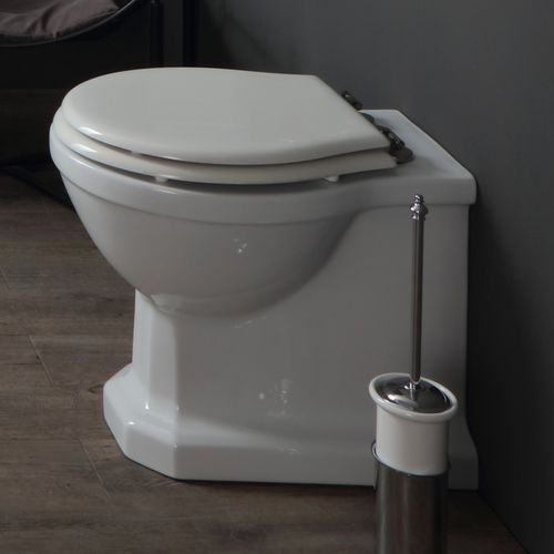 WC près du mur - BP922 - BLEU PROVENCE - en céramique / résidentiel / professionnel