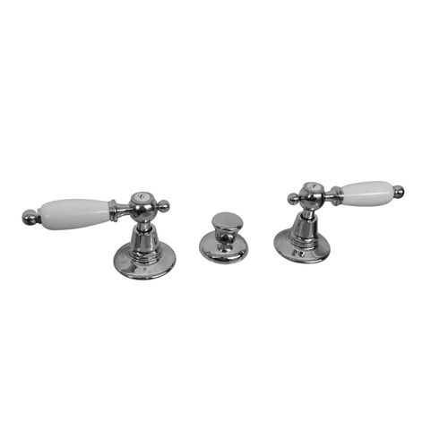 Mélangeur pour bidet -  RBA106CR - RBC106CR - RBF106CR - RBO106CR - BLEU PROVENCE - à poser / en laiton / de salle de bain