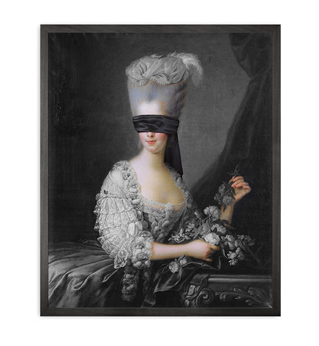 Impression sur toile - BLINDFOLD -2  - Mineheart - portrait