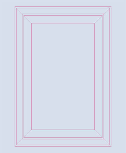 Papier peint contemporain - LIGHT BLUE &amp; PINK PANEL OUTLINE - Mineheart - en textile non-tissé / géométrique / aspect bois