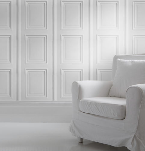 Papier peint classique - PANELLING - Mineheart - en tissu / en vinyle / monochrome