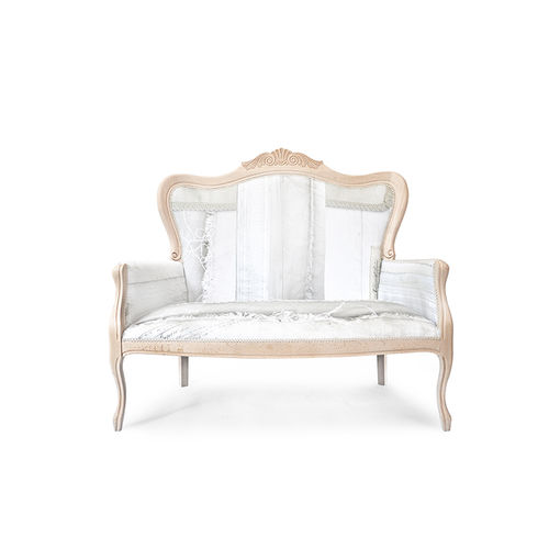Canapé classique - SHABBY CHIC - Mineheart - en tissu / avec accoudoirs / à dossier haut