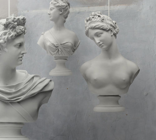 Suspension - STATUE: GODDESS/HERO/MUSE - Mineheart - en marbre / classique / d'intérieur