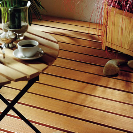 Lame de terrasse en bois - BANGKIRAI - interSCALA - à usage domestique