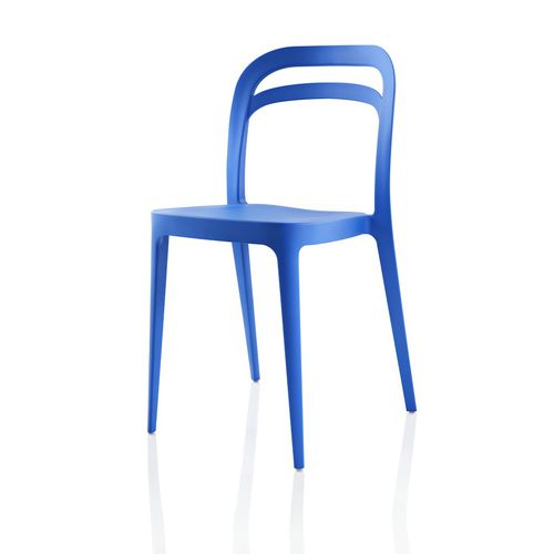 Chaise de restaurant contemporaine - JULIE  - ALMA DESIGN S.R.L. - en polyéthylène / empilable