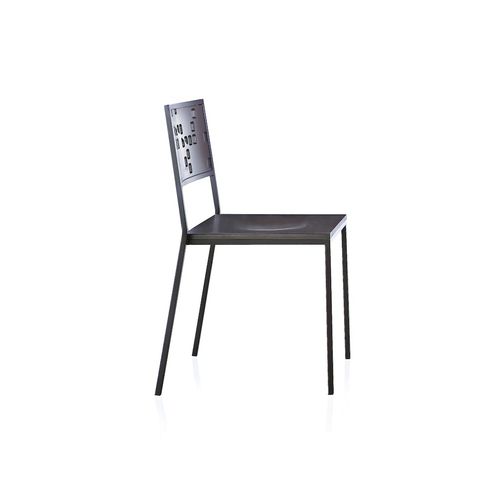 Chaise de restaurant contemporaine - WONKA  - ALMA DESIGN S.R.L. - en noyer / empilable