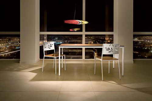 Table contemporaine - CHARLIE - ALMA DESIGN S.R.L. - en stratifié / rectangulaire / pour restaurant