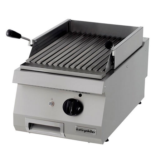 Gril à gaz - 700 : 7864.N1.40703.12 - Ozti - sur plan / professionnel / en acier inox