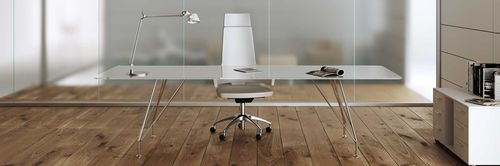 Bureau de direction - MEETING - MASCAGNI - contemporain / en verre / professionnel