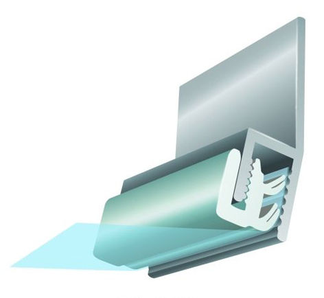 Profilé de fixation en aluminium - P-CWA - CLIPSO - pour plafond tendu