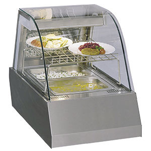 Vitrine chauffante à poser - VISION HOT 1 - FRIGEO PERFECT COOLING - visible / pour commerce / pour pâtisserie