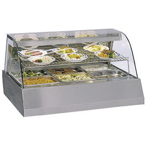 Vitrine chauffante à poser - VISION HOT 3 - FRIGEO PERFECT COOLING - visible / pour commerce / pour pâtisserie