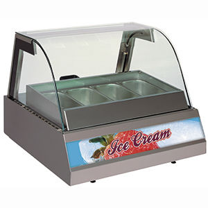 Vitrine réfrigérée à poser - VISION COLD ICE - FRIGEO PERFECT COOLING - pour commerce / à glaces