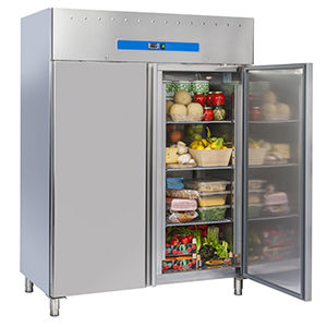 Réfrigérateur à double porte - LOGIC C 1400 - FRIGEO PERFECT COOLING - professionnel / en pose libre / vitré
