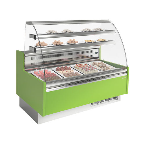 Vitrine réfrigérée comptoir - VGL 15 C - INFRICO, S.L. - étagère / pour commerce / en inox