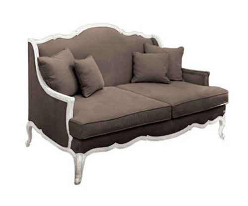 Canapé de style - Z 8075 - GUADARTE - en tissu / gris / 2 places