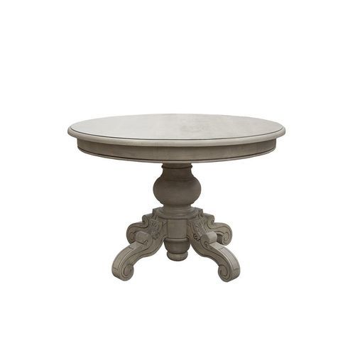 Table à manger de style - M 1044 - GUADARTE - avec piètement en bois / ronde / personnalisable
