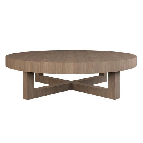 Table basse contemporaine - M 1123 - GUADARTE - bois / avec piètement en bois / ronde
