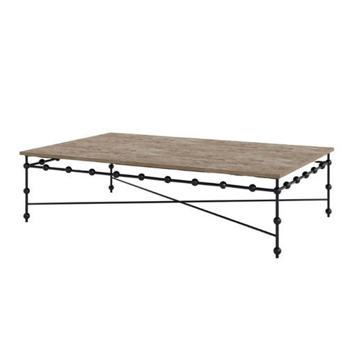 Table de style contemporain - H-11206 - GUADARTE - en marbre / avec piètement en métal / rectangulaire