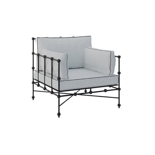 Chaise de jardin contemporaine - H-30337 - GUADARTE - d'extérieur / en métal / en fer forgé