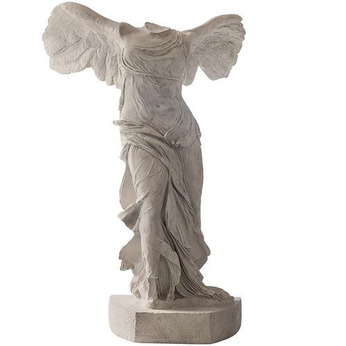 Sculpture en céramique - Victoria de Samotracia - GUADARTE - décorative / pour exposition / argentée
