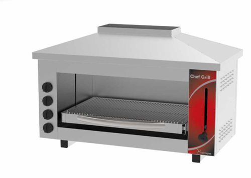 Gril électrique - CHEF - KALITE ENDUSTRIYEL MUTFAK EKIPMANLARI SAN. TIC. LTD. STI - en îlot / professionnel / en acier inox