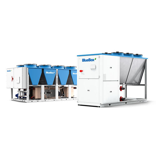 Groupe d'eau glacée à condensation par air - OMICRON SKY S4 R5 - SWEGON - au sol / compact / modulaire