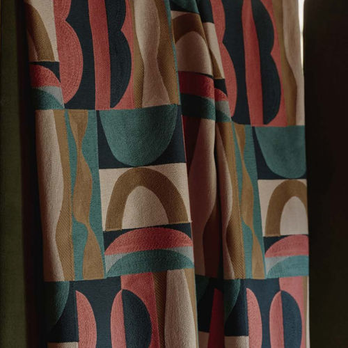 Tissu brodé - GLAMOUR BRODE  - Olivier Thévenon Selection - d'ameublement / pour rideaux / à motif géométrique