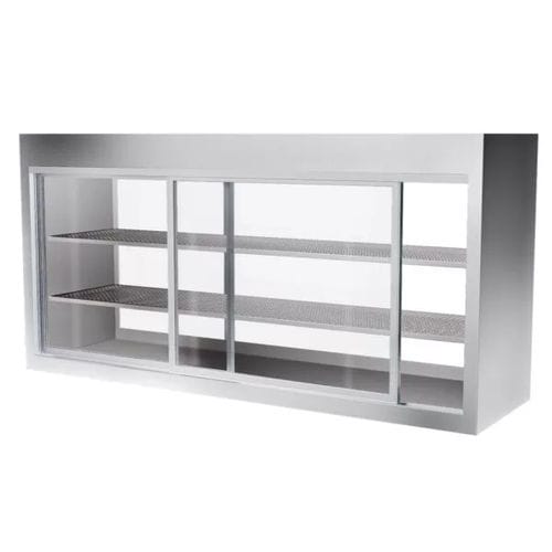 Vitrine réfrigérée comptoir - Moving Glass & Metal Design - étagère / armoire / pour pâtisserie