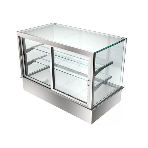 Vitrine réfrigérée comptoir - Manhattan - Moving Glass & Metal Design - étagère / pour pâtisserie / pour boucherie