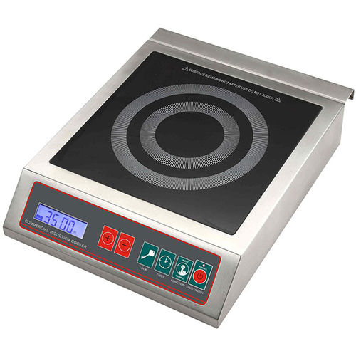 Table de cuisson à induction - RIB-3535ET/N - RIGA INTERNATIONAL - professionnelle / 1 foyer / mobile