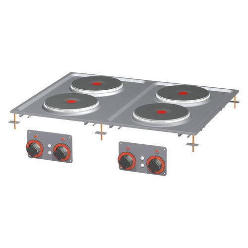 Table de cuisson électrique - PCD-68ET - RM GASTRO - professionnelle / 4 foyers / encastrable
