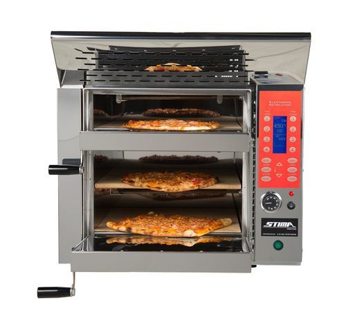 Four à pizza professionnel - VP3 REVOLUTION - S.T.I.M.A. S.R.L. - électrique / à convection / pose libre